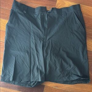 Under Armour Black Casual Flat Front Shorts